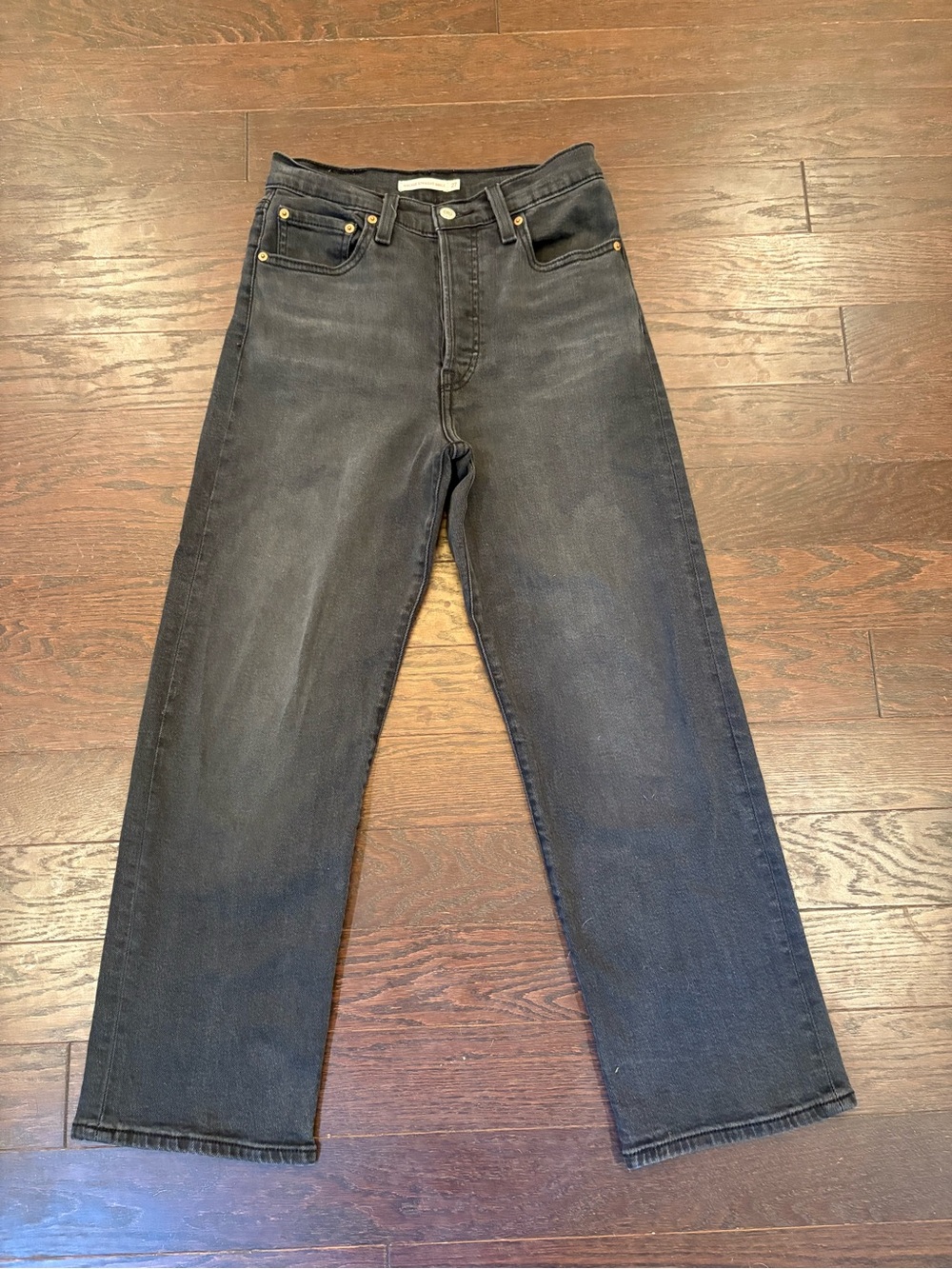 Levi's Women's Black Straight-Leg Jeans